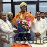 ಅಯುಷ್ ಶೆಟ್ಟಿಯವರಿಗೆ ಮುಖ್ಯಮಂತ್ರಿಯವರಿಂದ ಗೌರವಾರ್ಪಣೆ